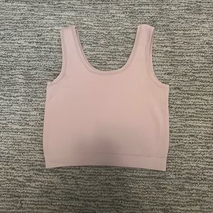 Athleta pink adult, small  cropped tank top